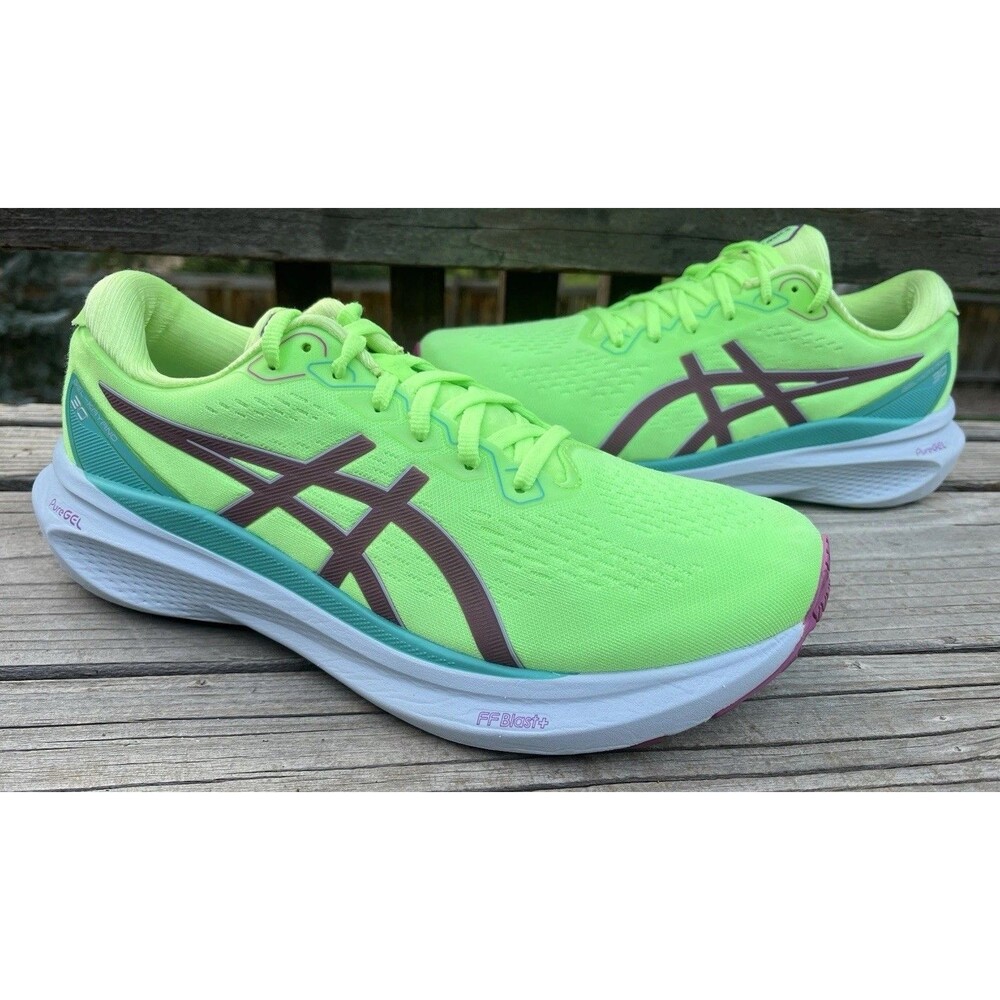 Asics Gel-Kayano 30 Women's 12 Running Shoes Lite Show/Illuminate Green